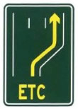 ETC 车道指示标志