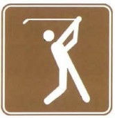 高尔夫球标志