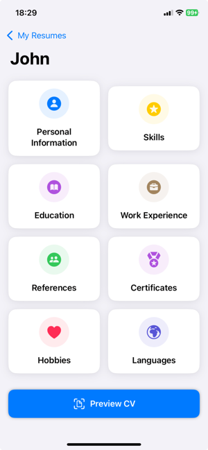 Resume Builder Best & 2025 CViPhone版