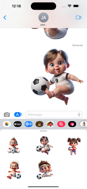 Baby Soccer StickersiPhone版