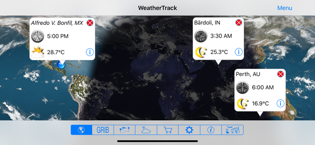 WeatherTrackGRIBiPhone版