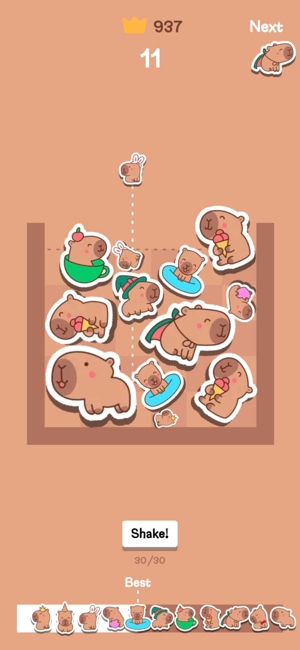 Capybara Go: Puzzle Drop GameiPhone版