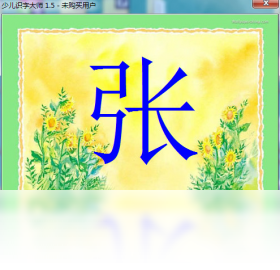 少儿识字大师PC版