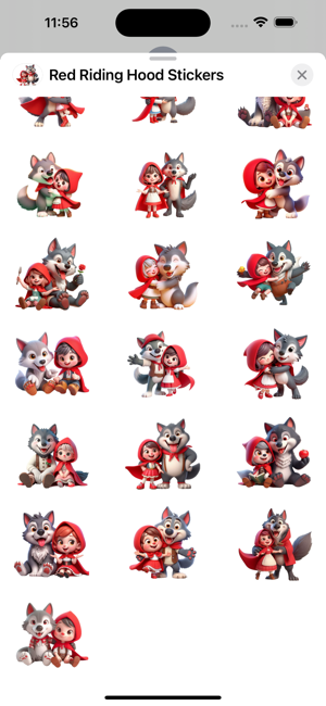 Red Riding Hood StickersiPhone版