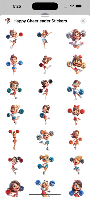 Happy Cheerleader StickersiPhone版