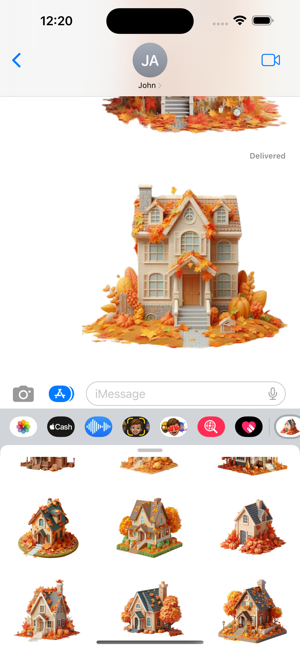 Autumn House StickersiPhone版