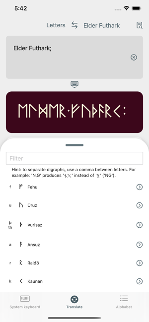 WriteinRuniciPhone版