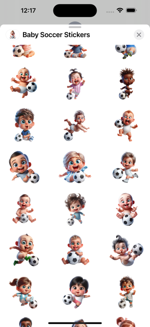 Baby Soccer StickersiPhone版