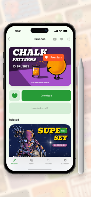 Procreate画笔·绘画素材·绘画工具iPhone版