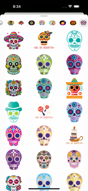 Calaveritas Skulls StickersiPhone版