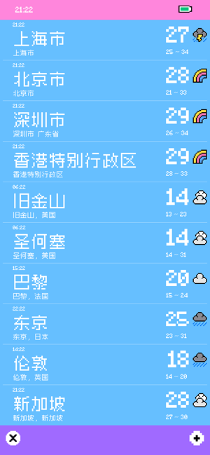 像素天气iPhone版