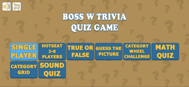 BOSS W TRIVIA QUIZ GAMEiPhone版