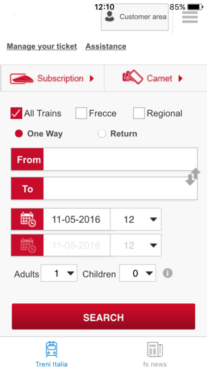 意大利火车旅游信息iPhone版