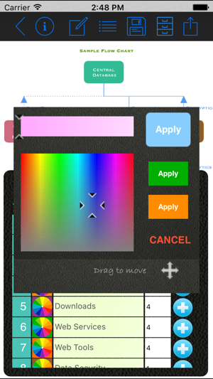 HierarchyFlowchartMakeriPhone版