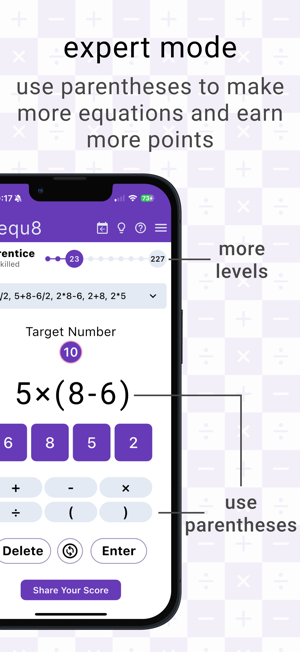 equ8: daily math puzzle gameiPhone版