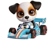 Racecar Puppy StickersiPhone版