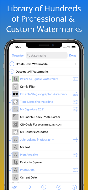 iWatermark+标志照片和视频iPhone版