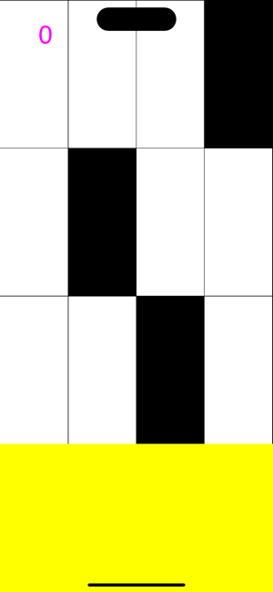 别踩白块：经典版的黑白块钢琴节奏块音乐游戏‬iPhone版