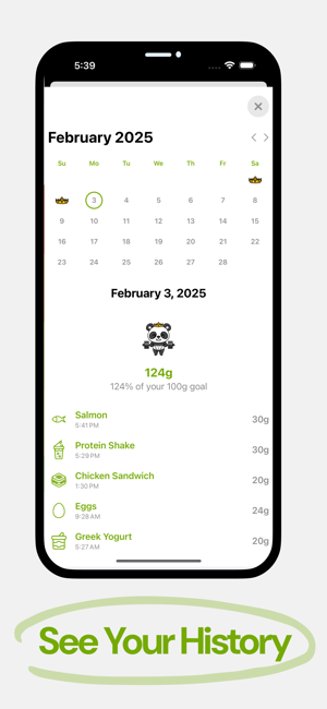 Protein Panda: Protein TrackeriPhone版