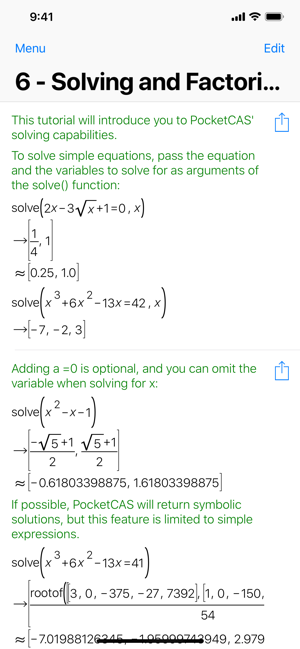 MathematicswithPocketCASProiPhone版