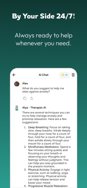 AI Therapist: AlyaiPhone版
