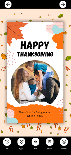 thanksgiving photo frames cardiPhone版