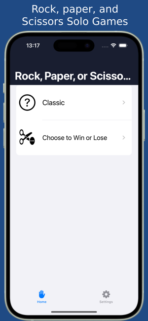 Rock, Paper, or Scissors soloiPhone版