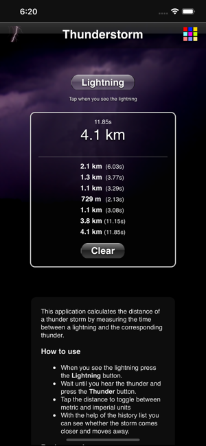 ThunderstormCalculatoriPhone版