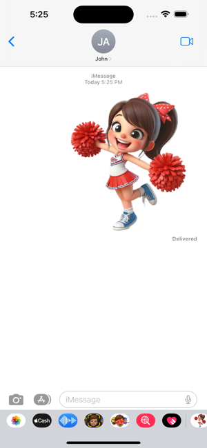 Happy Cheerleader StickersiPhone版