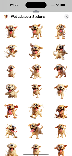 Wet Labrador StickersiPhone版