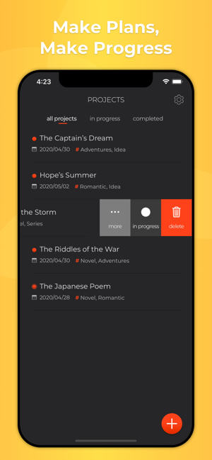 StoryPlannerforWritersiPhone版