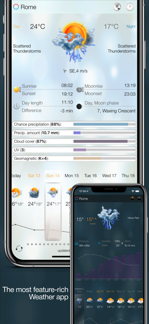 eWeatherHDiPhone版