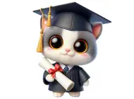 Kitten Graduate StickersiPhone版