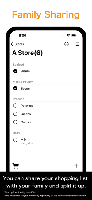 Shopping Lists+ Share&HistoryiPhone版