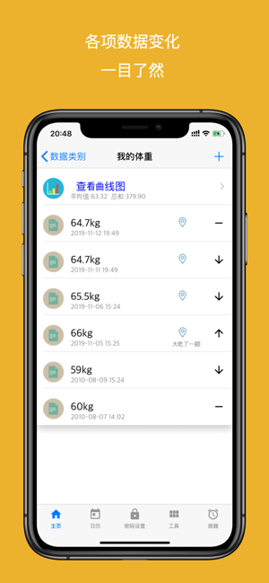 數(shù)據(jù)日記本iPhone版