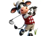 Cow Golf StickersiPhone版