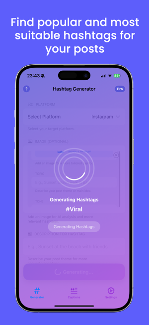 Hashtag Gen: AI tool for IGiPhone版