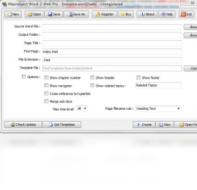 Macrobject Word-2-Web Converter PC版