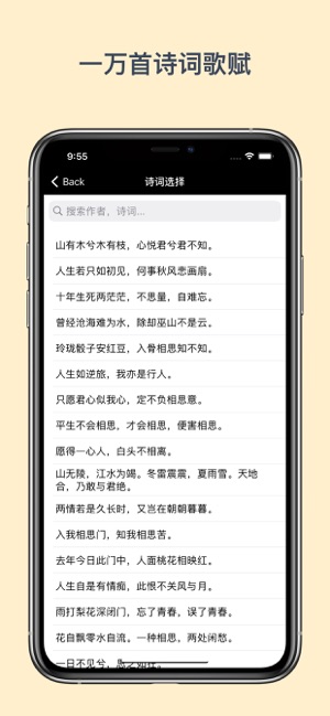 诗词WidgetiPhone版