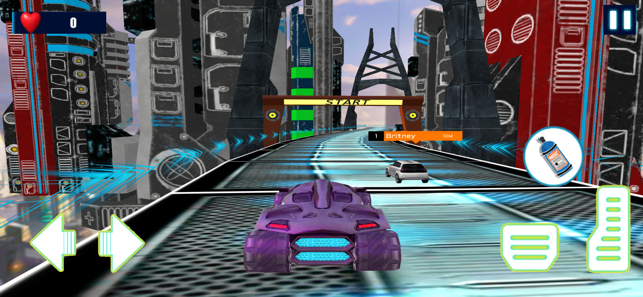 Futuristic Space Car FuniPhone版