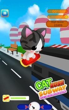 猫猫赶地铁