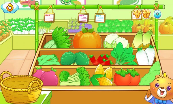 儿童游戏认蔬菜