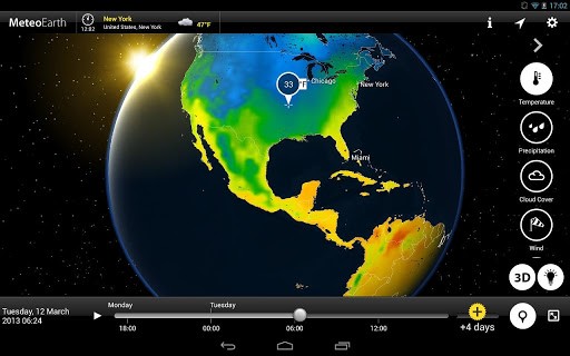 MeteoEarth(全球天气预报)