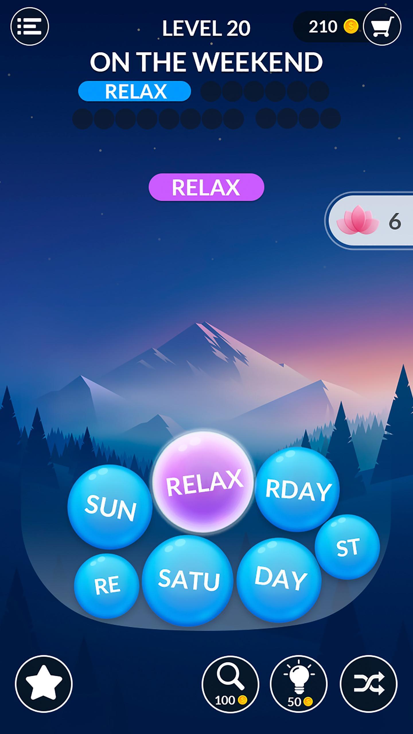 Word Serenity Relaxing Games