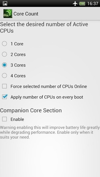 Tegra Overclock