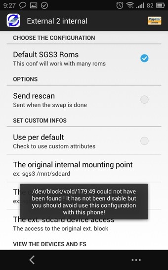 Root External 2 Internal SD