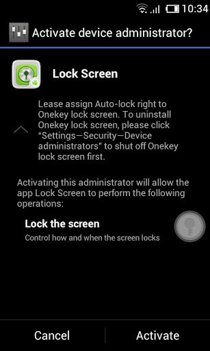 Lock Screen(一键锁屏)