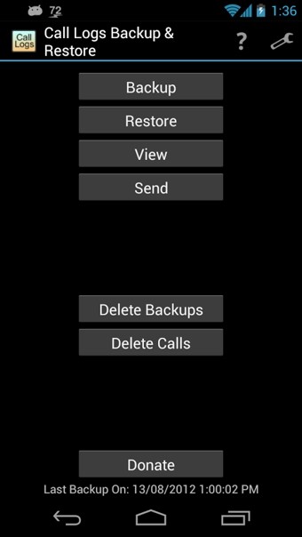 通話記錄備份與恢復(Call Logs Backup Restore)