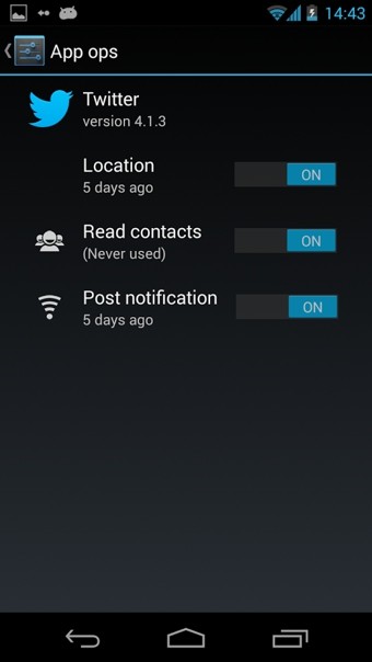 App Permissions(权限管理)