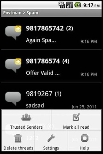 邮差短信拦截(SMS Spam Blocker Postman)